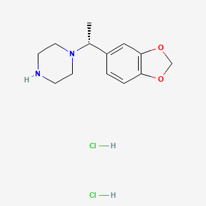 (R)-1-(1-(Benzo[D][1,3]dioxol-5-YL)ethyl)piperazine 2hcl