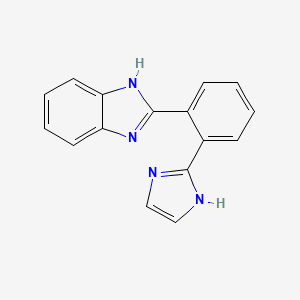 1H-Benzimidazole, 2-[2-(1H-imidazol-2-yl)phenyl]-