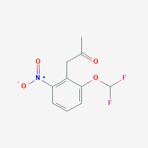 1-(2-(Difluoromethoxy)-6-nitrophenyl)propan-2-one