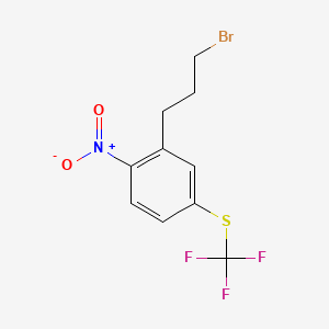 1-(3-Bromopropyl)-2-nitro-5-(trifluoromethylthio)benzene