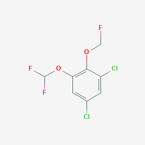 1,5-Dichloro-3-difluoromethoxy-2-(fluoromethoxy)benzene