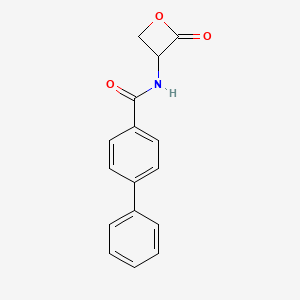 [1,1'-Biphenyl]-4-carboxamide, N-[(3S)-2-oxo-3-oxetanyl]-