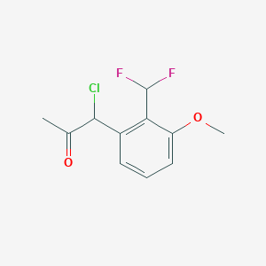 1-Chloro-1-(2-(difluoromethyl)-3-methoxyphenyl)propan-2-one