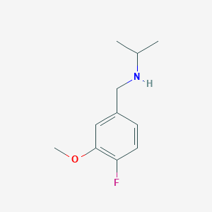 N-(4-Fluoro-3-methoxybenzyl)propan-2-amine
