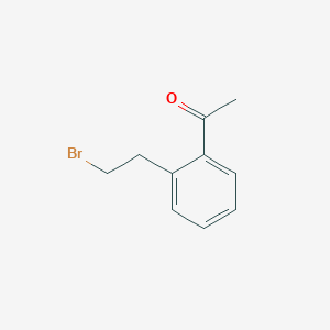 1-[2-(2-Bromoethyl)phenyl]ethan-1-one