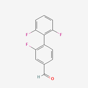 4-(2,6-Difluorophenyl)-3-fluorobenzaldehyde