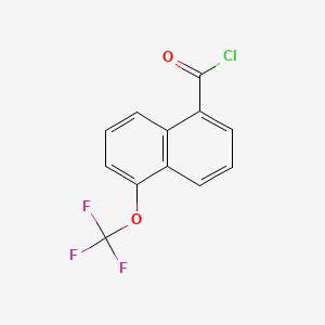 1-(Trifluoromethoxy)naphthalene-5-carbonyl chloride