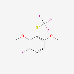 1,3-Dimethoxy-4-fluoro-2-(trifluoromethylthio)benzene