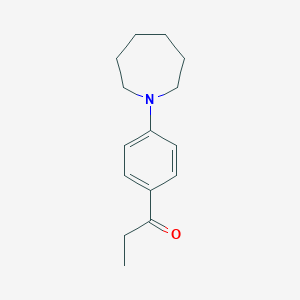 1-(4-(Azepan-1-YL)phenyl)propan-1-one