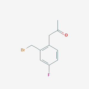 1-(2-(Bromomethyl)-4-fluorophenyl)propan-2-one