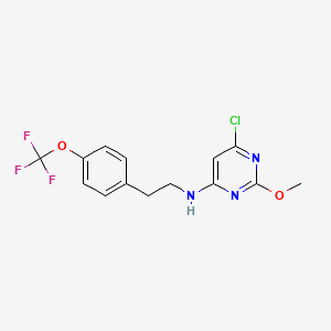 (6-Chloro-2-methoxy-pyrimidin-4-yl)-[2-(4-trifluoromethoxyphenyl)-ethyl]amine