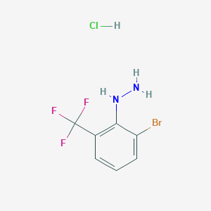 1-(2-Bromo-6-(trifluoromethyl)phenyl)hydrazine hydrochloride