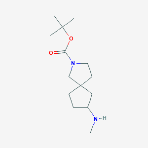 tert-Butyl 7-(methylamino)-2-azaspiro[4.4]nonane-2-carboxylate