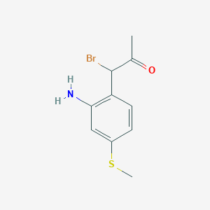 1-(2-Amino-4-(methylthio)phenyl)-1-bromopropan-2-one