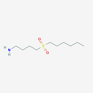 molecular formula C10H23NO2S B1406024 4-(己烷-1-磺酰)-丁胺 CAS No. 1267492-08-9