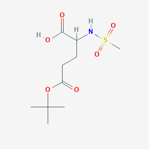 (2S)-5-(tert-Butoxy)-2-methanesulfonamido-5-oxopentanoic acid