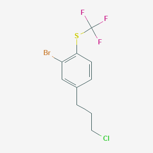 1-Bromo-5-(3-chloropropyl)-2-(trifluoromethylthio)benzene