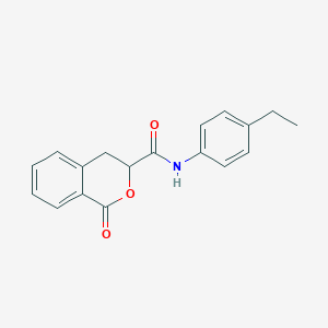 N-(4-ethylphenyl)-1-oxo-3,4-dihydro-1H-isochromene-3-carboxamide