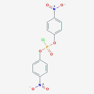 molecular formula C12H8ClN2O7P B140604 Bis(4-nitrophenyl) phosphorochloridate CAS No. 6546-97-0