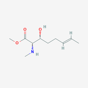 Methyl (2S,3R,6E)-3-hydroxy-2-(methylamino)-6-octenoate