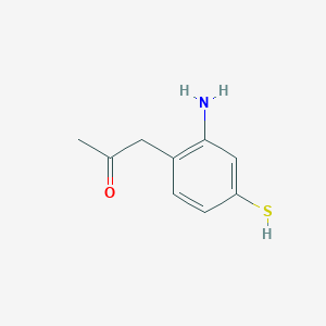 1-(2-Amino-4-mercaptophenyl)propan-2-one