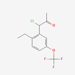 1-Chloro-1-(2-ethyl-5-(trifluoromethoxy)phenyl)propan-2-one