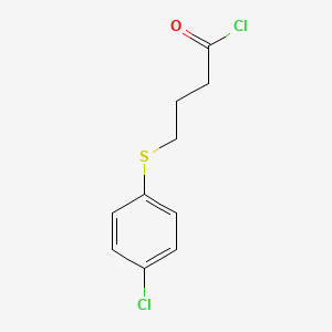 B1406060 4-((4-Chlorophenyl)thio)butanoyl chloride CAS No. 89988-12-5