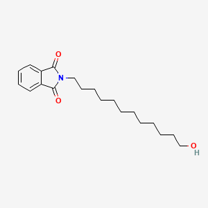 molecular formula C20H29NO3 B14060649 N-(12-hydroxydodecyl)phthalimide 