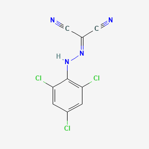 Propanedinitrile, ((2,4,6-trichlorophenyl)hydrazono)-