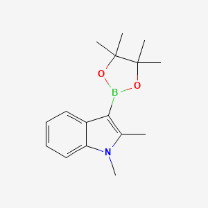 1,2-Dimethyl-3-(4,4,5,5-tetramethyl-1,3,2-dioxaborolan-2-yl)indole