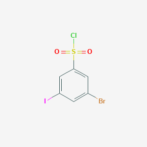 3-Bromo-5-iodobenzenesulfonyl chloride