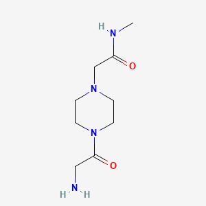 2-[4-(2-Aminoacetyl)piperazin-1-yl]-N-methylacetamide