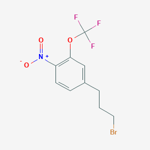 1-(3-Bromopropyl)-4-nitro-3-(trifluoromethoxy)benzene