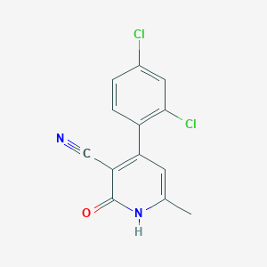 4-(2,4-dichlorophenyl)-6-methyl-2-oxo-1H-pyridine-3-carbonitrile