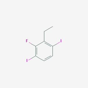 1,4-Diiodo-2-ethyl-3-fluorobenzene