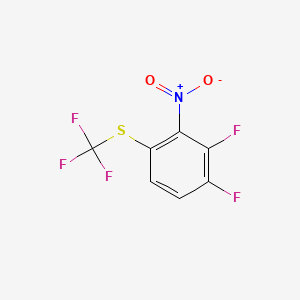 1,2-Difluoro-3-nitro-4-(trifluoromethylthio)benzene