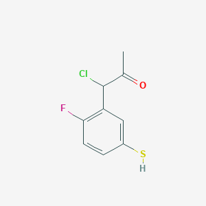 1-Chloro-1-(2-fluoro-5-mercaptophenyl)propan-2-one