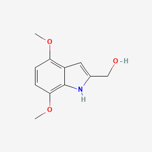 (4,7-Dimethoxy-1H-indol-2-yl)methanol