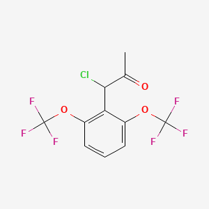 1-(2,6-Bis(trifluoromethoxy)phenyl)-1-chloropropan-2-one