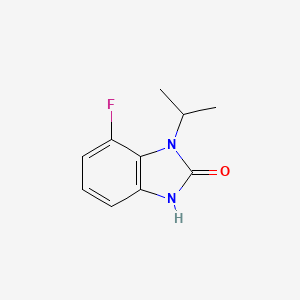 molecular formula C10H11FN2O B1406125 7-氟-1-异丙基-1H-苯并[d]咪唑-2(3H)-酮 CAS No. 1418277-48-1