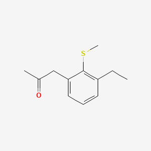 1-(3-Ethyl-2-(methylthio)phenyl)propan-2-one