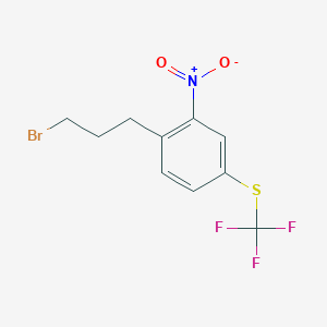 1-(3-Bromopropyl)-2-nitro-4-(trifluoromethylthio)benzene