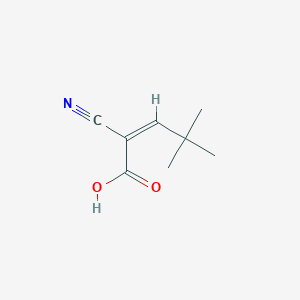 (Z)-2-cyano-4,4-dimethylpent-2-enoic acid