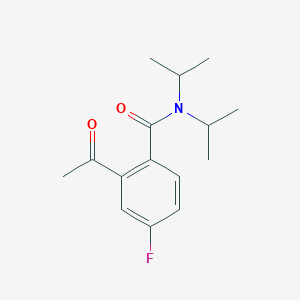 2-acetyl-4-fluoro-N,N-diisopropylbenzamide