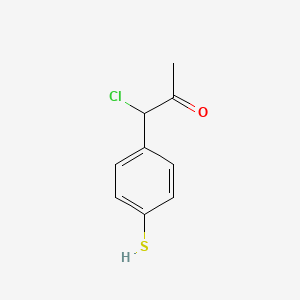 1-Chloro-1-(4-mercaptophenyl)propan-2-one