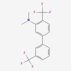 (4,3'-Bis(trifluoromethyl)biphenyl-3-yl)-dimethyl-amine