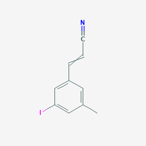 3-(3-Iodo-5-methylphenyl)prop-2-enenitrile