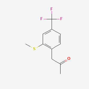 1-(2-(Methylthio)-4-(trifluoromethyl)phenyl)propan-2-one