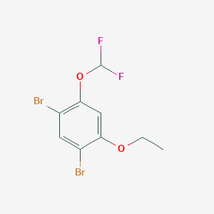 1,5-Dibromo-2-difluoromethoxy-4-ethoxybenzene