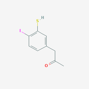 1-(4-Iodo-3-mercaptophenyl)propan-2-one